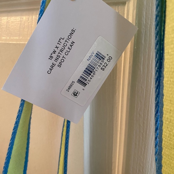 Lilly Pulitzer Navy Blue Tropical Eco Tote Bag - Picture 3 of 6